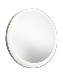 Elan ELA-84077 30 Inch Round Offset Edge Lit Lighted Mirror